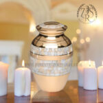 Mother of Pearl - Brass Cremation Urns
