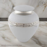 Cremation Urn - Brass for Human Ashes