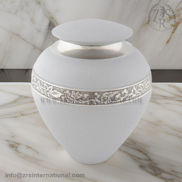 Cremation Urn - Brass for Human Ashes