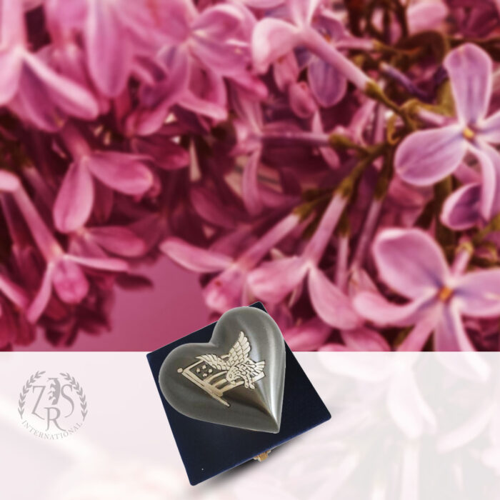 Handcrafted Sharing Heart Urn - Mini Heart Buck Urn - Memorial Keepsake Heart Cremation Urn for Human Ashes