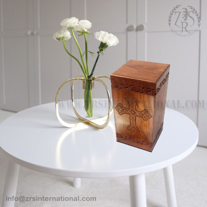 Cremation Urns for Human Ashes Adult Male Female - Wooden Decorative Urns Box