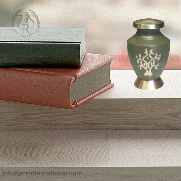 Cremation Urns for Mom Dad Brass Keepsake Urns for Family Beautiful Mini Keepsake Sharing Urns